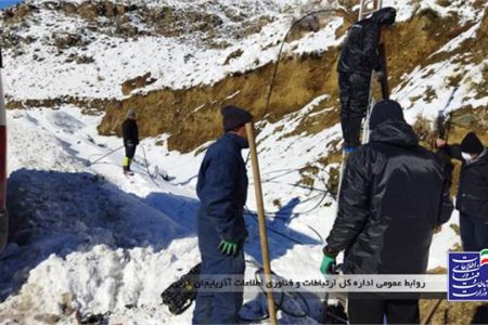 برگردان 4 کیلومتر از فیبر نوری منطقه مرزی قطور عملیاتی شد