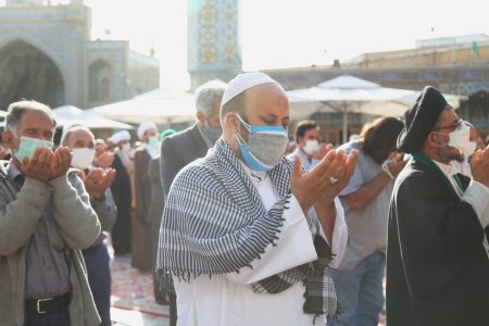 استفاده نمازگزاران عید فطر از ماسک حتی در فضای باز ضروری است