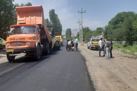 اجرای روکش آسفالت محور روستایی پسک – بدلان شهرستان خوی