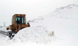 بازگشایی کلیه محورهای روستایی مسدود شده بر اثر بارش برف در آذربایجان‌غربی