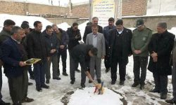 عملیات احداث کتابخانه عمومی روستای احمد آباد سفلی تکاب آغاز شد