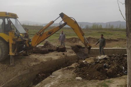 بازگشایی مسیر آبرسانی تالاب بین المللی دورگه سنگی نقده