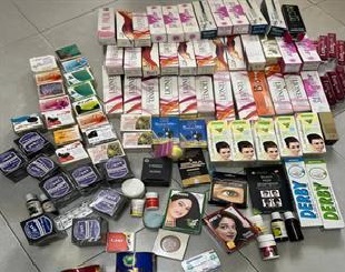 کشف و توقیف ۳۸ قلم لوازم آرایشی و بهداشتی قاچاق در شاهین دژ