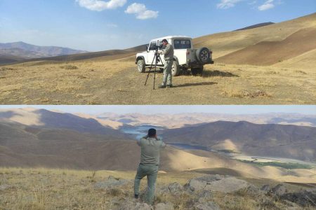 گشت و کنترل مامورین یگان حفاظت محیط زیست در مناطق کوهستانی شهرستان نقده