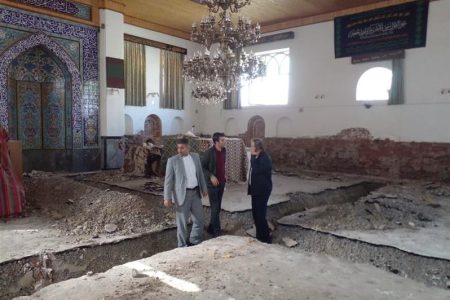مسجد داش آغلیان خوی مرمت می‌شود