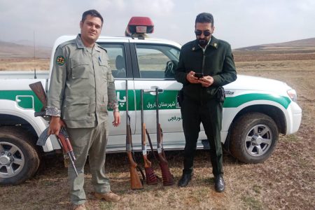 دستگیری شکارچیان متخلف در شهرستان باروق