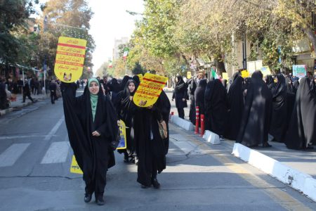 گزارش تصویری/ حضور پرشور مردم در راهپیمایی ۱۳ آبان شهرستان ارومیه