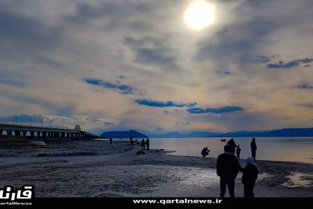 گزارش تصویری / حال خوب، اما موقت دریاچه ارومیه در نوروز ۱۴۰۳