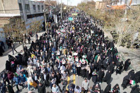 راهپیمایی باشکوه مردم ارومیه در روز جهانی قدس