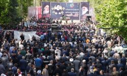 ویدیو / اجتماع بزرگ مردم ارومیه در گرامیداشت شهید جمهور و شهدای خدمت‌