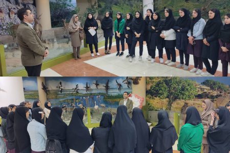 بازدید دانش آموزان دبیرستان نور الزهرا از خانه محیط زیست و موزه تاریخ طبیعی ارومیه