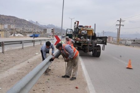 آغاز ایمن سازی گردنه قرمیزلیق محور ماکو- آواجیق