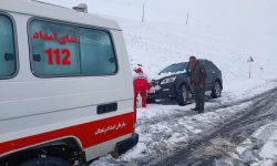 امدادرسانی به ۵۴ نفر از متاثرین برف و کولاک در آذربایجان غربی