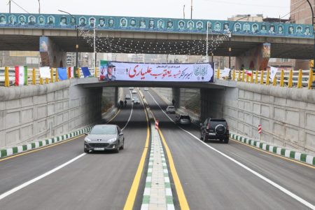 گزارش تصویری/افتتاح زیرگذر تقاطع بلوار امام علی(ع) و بلوار عدالت به نام شهید سرلشکر یعقوب علیاری