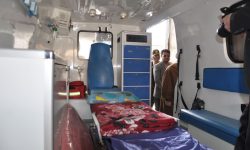 تحویل یک دستگاه آمبولانس جدید به شبکه بهداشت و درمان چهاربرج