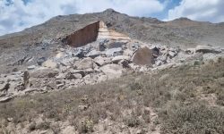 ریزش معدن باریت در روستای عبدالله آباد مهاباد