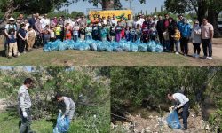 همت جمعی برای نجات طبیعت | پاکسازی حاشیه رودخانه باراندوز ارومیه