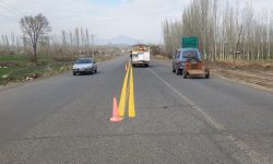 اجرای بیش از هزار کیلومتر خط‌کشی در جاده‌های آذربایجان‌غربی