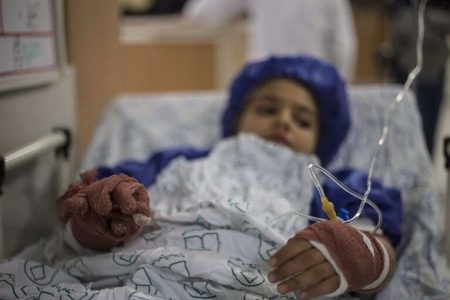 جان باختن کودک ۲ ساله در پی انفجار سیلندر گاز در مهاباد