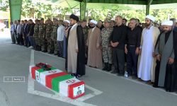 تشییع پیکرمطهرشهیدسرهنگ محسن حسین زاده در ارومیه