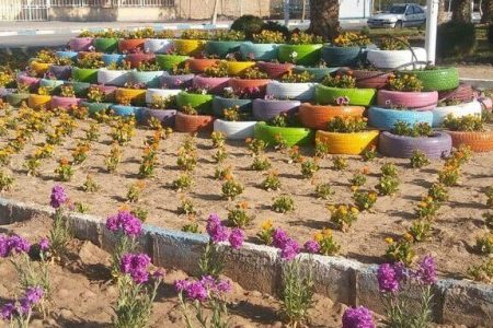 کاشت ۱۰۰ هزار بوته گل و ۲۰ هزار درختچه در سطح شهر خوی