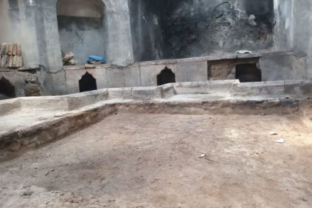 ساماندهی حمام تاریخی دورباش تکاب با مشارکت خیران
