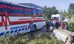 واژگونی پراید در محور باراندوز ارومیه / ۵ مصدوم و اعزام فوری به بیمارستان