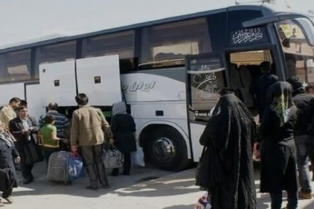 جابجایی بیش از۶هزار زائر از ارومیه به پایانه مرزی مهران توسط ناوگان عمومی آذربایجان غربی