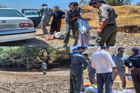 دستگیری صیادان متخلف در تالاب نوروزلو
