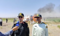 امحاء بیش از ۱۳ تن انواع مواد مخدر در آذربایجان غربی