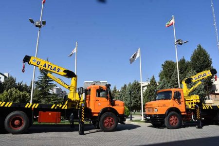 افزایش توان عملیاتی شرکت توزیع برق آذربایجان‌غربی با ورود جرثقیل‌های جدید