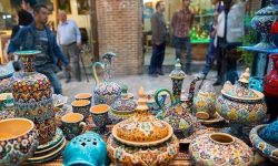 نمایشگاه صنایع‌دستی خوی هم‌زمان با جشنواره شمس و مولانا افتتاح شد