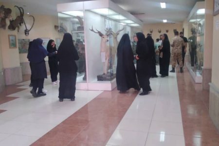 بازدید بسیجیان چایپاره از موزه تاریخ طبیعی ارومیه