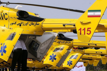 اورژانس هوایی جانی دوباره به نوزاد یک‌روزه بخشید