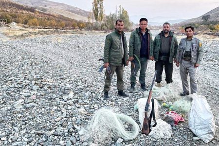 کشف اسلحه و ادوات شکار و صید غیرمجاز در ارومیه