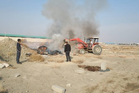 برخورد قاطع محیط زیست ارومیه با سه مورد پسماندسوزی