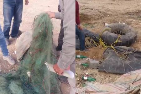 دستگیری متخلفین صید غیرمجاز در سد شهرچای ارومیه