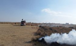 مهار آتش‌سوزی در حریم پارک ملی دریاچه ارومیه