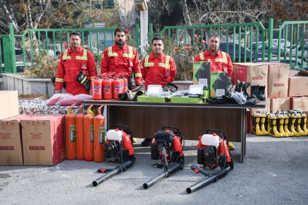تشکیل و تجهیز تیم های واکنش سریع آتش نشانی یگان حفاظت محیط زیست آذربایحان غربی